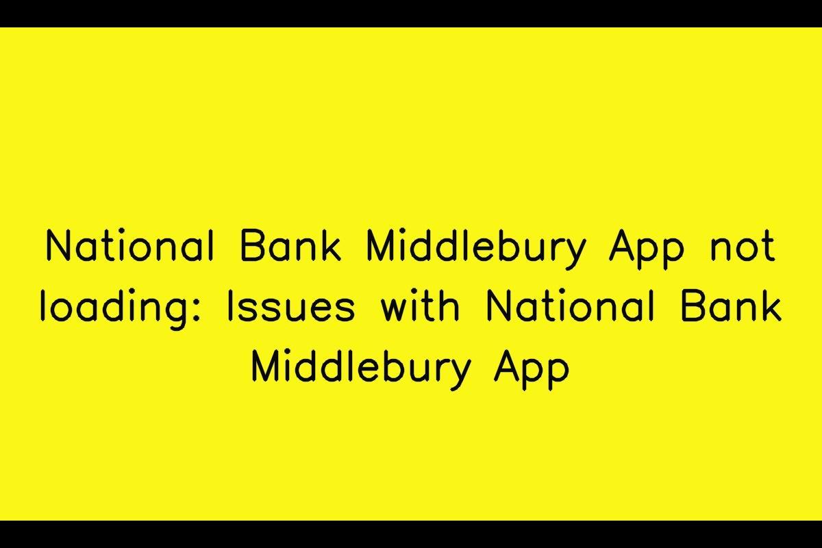 National Bank Middlebury App