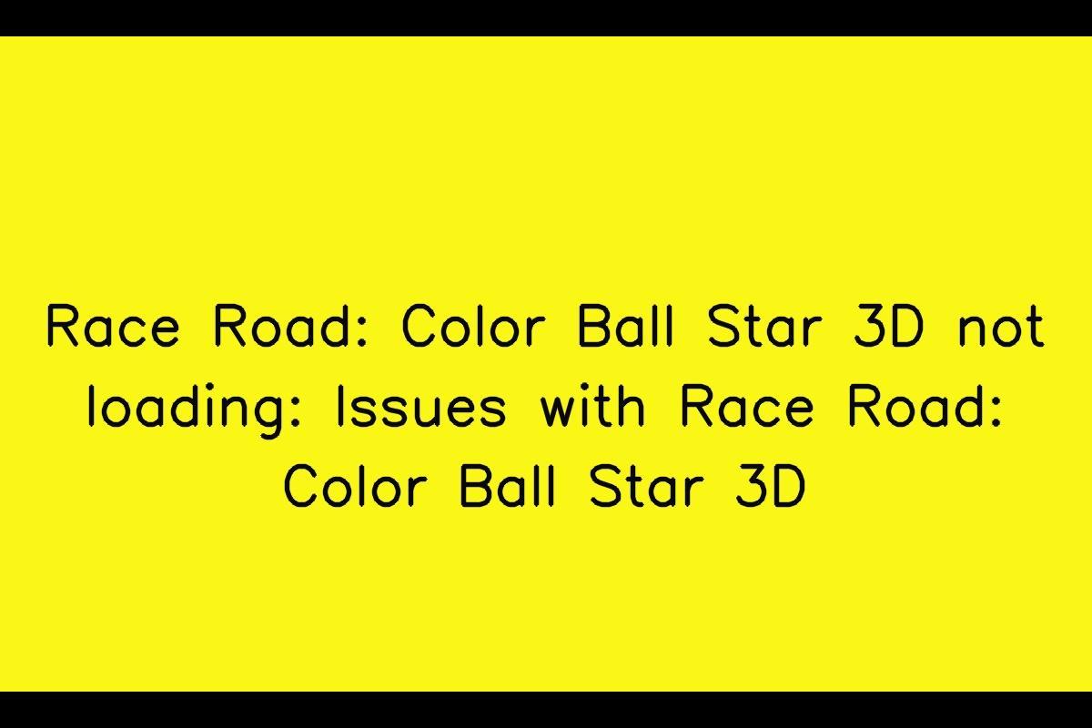 Race Road: Color Ball Star 3D