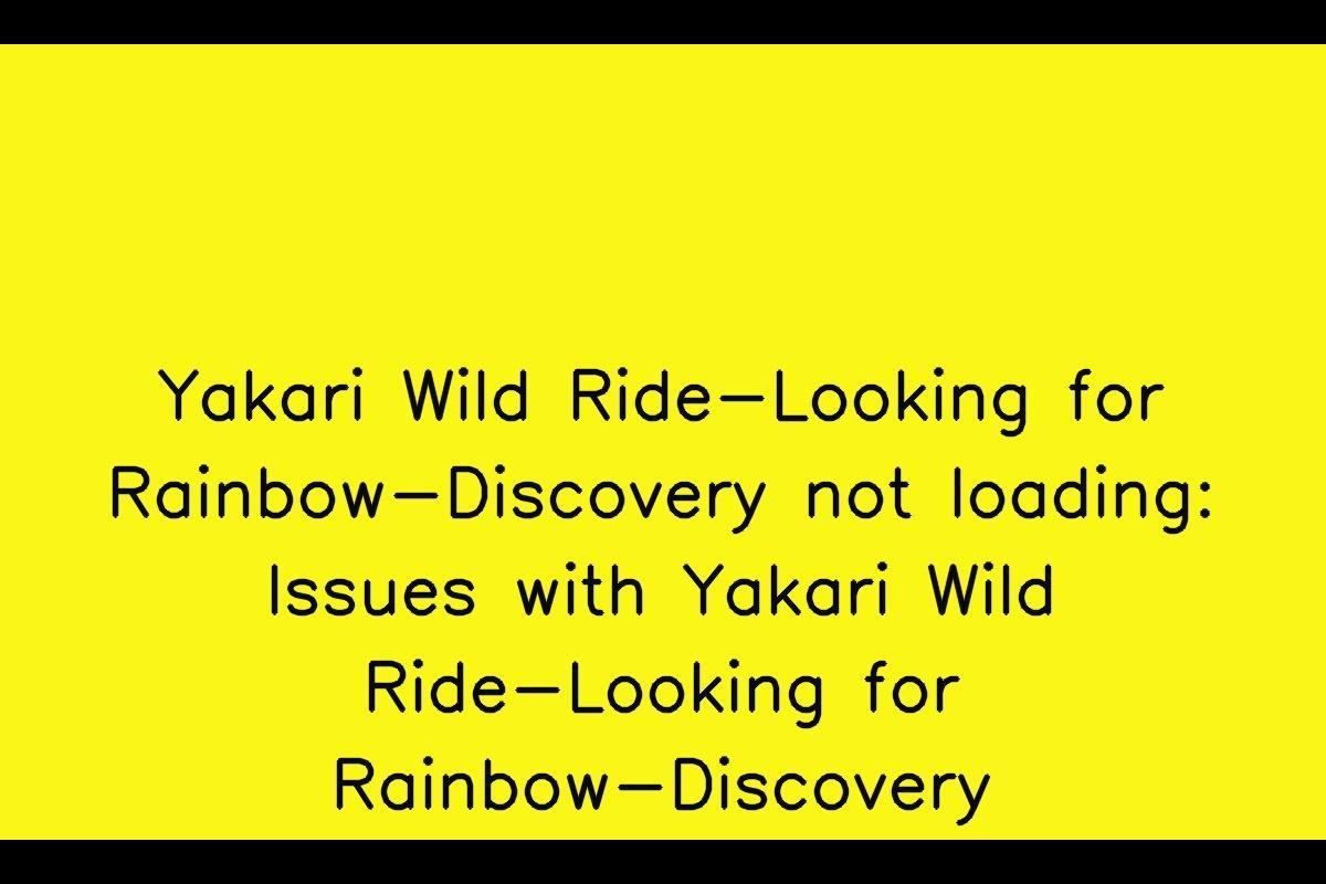 Yakari Wild Ride-Looking for Rainbow-Discovery